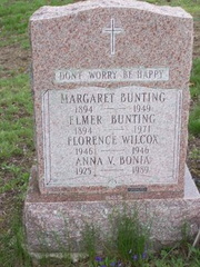 Grave-BUNTING Margaret Elmer Anna and Florence