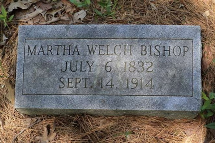 Grave-BISHOP Martha Welch