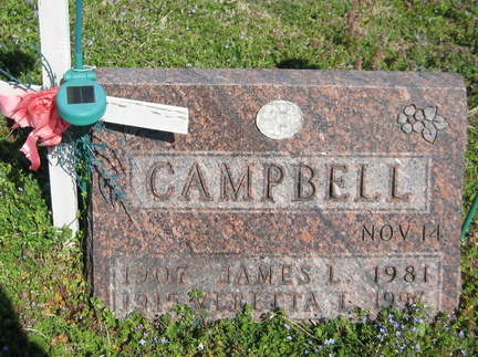 Grave-CAMPBELL Veretta and James