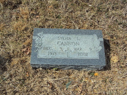 Grave-CANNON Sylvia L