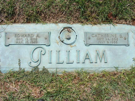 Grave-GILLIAM Catherine and Edward