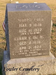 Grave-LONG Sarah &amp; Joseph