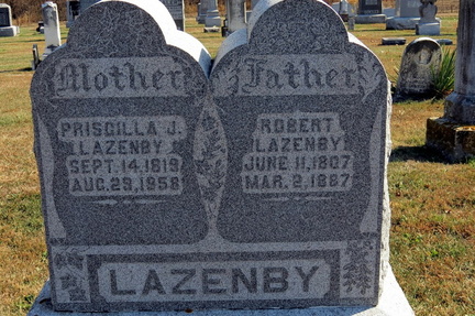 Grave-LAZENBY Priscilla and Robert
