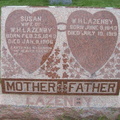 Grave-LAZENBY Susan and William