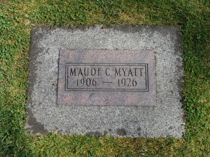 Grave-MYATT Maud