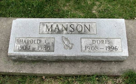 Grave-MANSON Doris and Harold