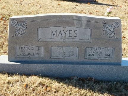 Grave-MAYES Katie, Francis and Robert