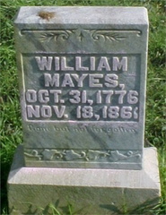 Grave-MAYES William 1776