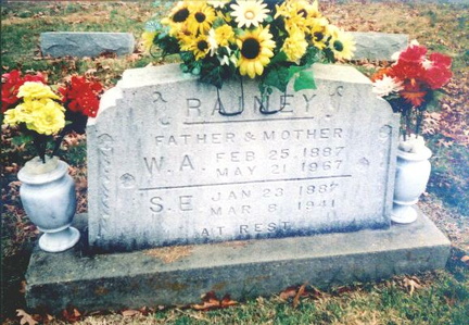 Grave-RAINEY Sarah and Walter