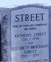 Grave-STREET Anthony &amp; Elizabeth
