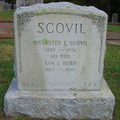 Grave-SCOVIL Eva and Sylvester