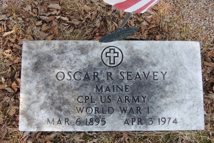 Grave-SEAVEY Oscar R