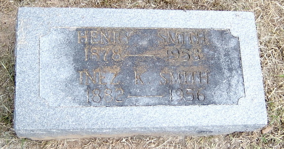 Grave-SMITH Inez and Henry