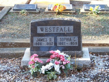 Grave-WESTFALL Sophia and James