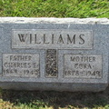 Grave-WIILIAMS Cora and Charles