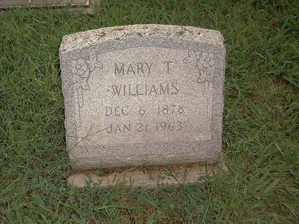 Grave-WILLIAMS Mary T