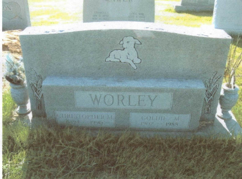 Grave-WORLEY Goldie and Christopher.jpg