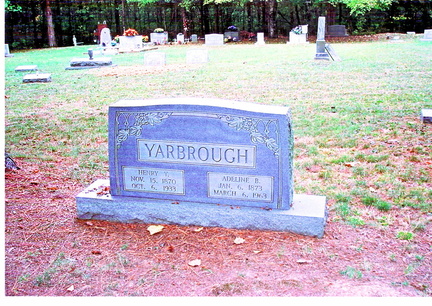 Grave-YARBROUGH Adeline and Henry