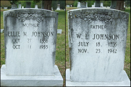 Grave-JOHNSON Ellie and William