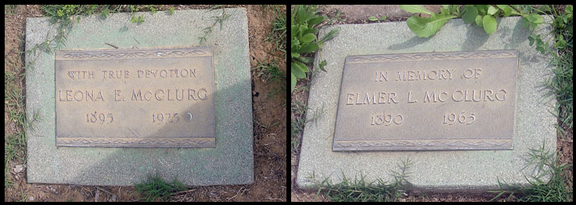 Grave-McCLURG Leona and Elmer