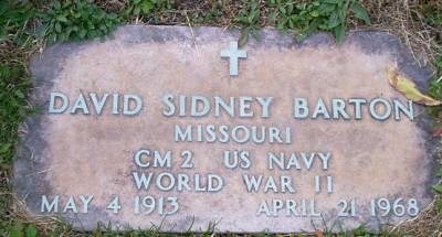 Grave-BARTON David Sidney