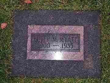 Grave-MYATT Edith