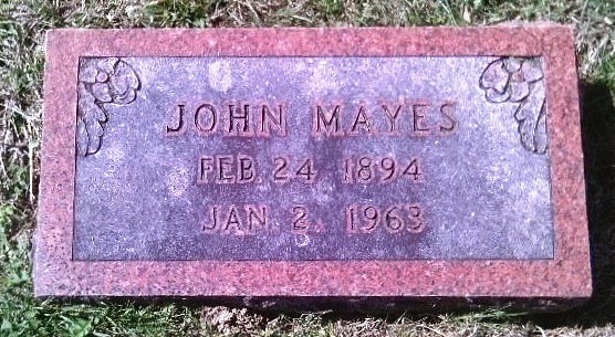 Grave-MAYES John