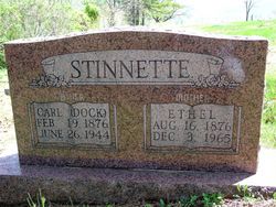 Grave-STINNETT Ethel and Carl