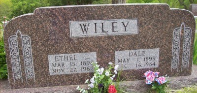 Grave-WILEY Ethel and Dale